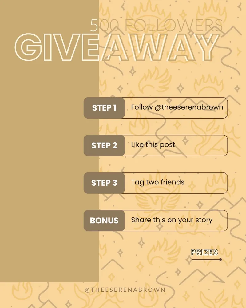 🎉 GIVEAWAY! 🎉 We made it to 500, chat 🤩 I'm feeling real influential 🤭 So, let's celebrate! I'm giving away prizes to 3 lucky followers!